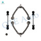 Set of 4 Front Upper Control Arm Ball Joint-Sway Bar Link For 2003-2006 Cadillac Escalade ESV Standard Bushing