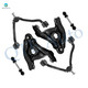 Set of 6 Front Upper and Lower Control Arm Ball Joint-Sway Bar Link For 1994-1999 Chevrolet C1500 Suburban