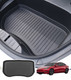 Front Trunk Mat for 2021-2023 Tesla Model 3 , All-Weather TPE Floor Tray Protector and Essential Tesla Accessories (Except Highland)