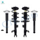Set of 4 Front Quick Complete Strut-Coil Spring Assembly-Rear Complete Shock Absorber Kit For 2019-2024 Toyota RAV4