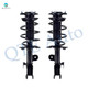 Pair of 2 Front Left-Right Quick Complete Strut-Coil Spring Assembly For 2014-2017 Lexus CT200H