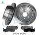 Set of 6 Rear 325mm Brake Disc Rotors-Ceramic Brake Pad Kit For 2001 2002 Chevrolet Silverado 1500 Set of 6 Rear 325mm Brake Disc Rotors-Ceramic Brake Pad Kit For 2001 2002 Chevrolet Silverado 1500