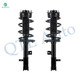 Pair Front Left-Right Quick Complete Strut - Coil Spring For 2009-2019 Dodge Journey V6