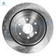 Set of 6 Rear 325mm Drilled Slotted Brake Disc Rotors-Ceramic Brake Pad Kit For 2004-2006 Chevrolet Silverado 1500 Set of 6 Rear 325mm Drilled Slotted Brake Disc Rotors-Ceramic Brake Pad Kit For 2004-2006 Chevrolet Silverado 1500