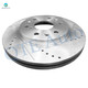 Set of 6 Front 329.95mm Drilled Slotted Brake Disc Rotors-Ceramic Brake Pad Kit For 2008 Chevrolet Suburban 1500 Set of 6 Front 329.95mm Drilled Slotted Brake Disc Rotors-Ceramic Brake Pad Kit For 2008 Chevrolet Suburban 1500