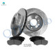 Set of 6 Front 256.8mm Drilled Slotted Brake Disc Rotors-Ceramic Brake Pad Kit For 2000-2006 Nissan Sentra Set of 6 Front 256.8mm Drilled Slotted Brake Disc Rotors-Ceramic Brake Pad Kit For 2000-2006 Nissan Sentra
