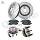 Set of 8 Front 329.95mm Drilled Slotted Brake Disc Rotors-Ceramic Brake Pad Kit-Wheel Hub Bearing Assembly For 2014 GMC Savana 1500 Set of 8 Front 329.95mm Drilled Slotted Brake Disc Rotors-Ceramic Brake Pad Kit-Wheel Hub Bearing Assembly For 2014 GMC Savana 1500