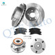 Set of 8 Front 304.8mm Brake Disc Rotors-Ceramic Brake Pad Kit-Wheel Hub Bearing Assembly For 1999-2004 Jeep Grand Cherokee Set of 8 Front 304.8mm Brake Disc Rotors-Ceramic Brake Pad Kit-Wheel Hub Bearing Assembly For 1999-2004 Jeep Grand Cherokee