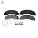 Set of 8 Front 330.95mm Brake Disc Rotors-Ceramic Brake Pad Kit-Wheel Hub Bearing Assembly For 2000-2002 Ford Excursion Set of 8 Front 330.95mm Brake Disc Rotors-Ceramic Brake Pad Kit-Wheel Hub Bearing Assembly For 2000-2002 Ford Excursion