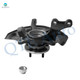 Front Left Suspension Steering Knuckle & Wheel Hub Bearing Assembly Replacement For 2004-2010 Toyota Sienna FWD Front Left Suspension Steering Knuckle & Wheel Hub Bearing Assembly Replacement For 2004-2010 Toyota Sienna FWD