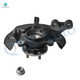 Front Left Suspension Steering Knuckle & Wheel Hub Bearing Assembly Replacement For 2003-2008 Pontiac Vibe 4-Wheel ABS Front Left Suspension Steering Knuckle & Wheel Hub Bearing Assembly Replacement For 2003-2008 Pontiac Vibe 4-Wheel ABS
