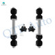 Set of 4 Front Upper Suspension Ball Joint-Sway Bar Link For 1988-1999 Chevrolet C1500 K700532