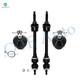 Set of 4 Front Lower Suspension Ball Joint-Sway Bar Link For 2008-2010 Dodge RAM 1500