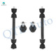 Set of 4 Front Lower Suspension Ball Joint-Sway Bar Link For 2011-2019 GMC Sierra 2500 HD