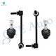 Set of 4 Front Lower Rearward Suspension Ball Joint-Sway Bar Link For 2006-2022 Dodge Charger Adjustable