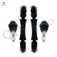 Set of 4 Front Lower Suspension Ball Joint-Sway Bar Link Replacement For 2015 2016 Cadillac Escalade ESV