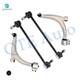 Set of 4 Front Lower Control Arm Ball Joint-Sway Bar Link Replacement For 2004-2009 Chevrolet Malibu Set of 4 Front Lower Control Arm Ball Joint-Sway Bar Link Replacement For 2004-2009 Chevrolet Malibu