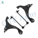 Set of 4 Front Lower Control Arm-Sway Bar Link For 2007-2012 Hyundai Elantra Set of 4 Front Lower Control Arm-Sway Bar Link For 2007-2012 Hyundai Elantra