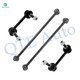 Set of 4 Rear Lower Rearward Control Arm-Sway Bar Link For 2011-2022 Dodge Durango Set of 4 Rear Lower Rearward Control Arm-Sway Bar Link For 2011-2022 Dodge Durango