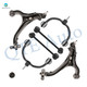 Set of 6 Front Upper and Lower Control Arm Ball Joint-Sway Bar Link For 2005-2010 Jeep Grand Cherokee