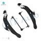 Set of 4 Front Lower Control Arm Ball Joint-Sway Bar Link For 2004-2010 Toyota Sienna