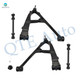 Set of 4 Front Lower Control Arm Ball Joint-Sway Bar Link Replacement For 2007 GMC Sierra 1500 Classic