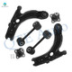 Set of 6 Front Lower Control Arm-Sway Bar Link-Suspension Ball Joint For 2001-2007 Volkswagen Beetle