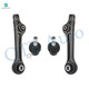Set of 4 Front Lower Rearward Control Arm-Suspension Ball Joint For 2011-2023 Chrysler 300