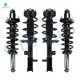 Set 4 Front-Rear Quick Complete Strut-Coil Spring For 2007-2009 Chrysler Sebring Sedan FWD