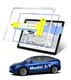 Tempered Glass Screen Protector Compatible With 2017-2023 Tesla Model 3 & 2020-2025 Model Y 15 w/o Juniper; inches Touch Screen Protector Anti-Glare/Anti Fingerprint w/ Alignment Kit