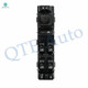 Front Left Master Power Window Switch For 2007 Chevrolet Silverado 1500 Classic