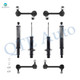 Set of 8 Front Sway Bar Link-Suspension Strut Assembly-Rear Sway Bar Link-Complete Shock Absorber Kit For 2004-2006 GMC Envoy XL