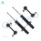 Set of 4 Front Sway Bar Link-Suspension Strut Assembly For 2004-2007 GMC Envoy