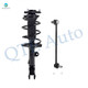 Front Left Sway Bar Link-Quick Complete Strut-Coil Spring Assembly For 2009-2013 Toyota Corolla USA Built