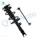 Front Left Sway Bar Link-Quick Complete Strut-Coil Spring Assembly For 2009-2013 Toyota Matrix AWD