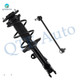 Front Right Sway Bar Link-Quick Complete Strut-Coil Spring Assembly For 2009-2013 Toyota Matrix AWD
