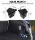 Trunk Storage Bins Direct Replacement For 2020-2024 Tesla Model Y, Trunk Organizer Set of 2 Side Buckets with Lid, Model Y Accessories Without Juniper