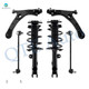 Set of 6 Front Lower Control Arm Ball Joint-Sway Bar Link-Quick Complete Strut-Coil Spring Assembly For 2014-2019 Toyota Corolla