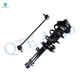 Front Left Sway Bar Link-Quick Complete Strut-Coil Spring Assembly For 2007 Ford Focus S
