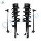 Set of 4 Front Sway Bar Link-Quick Complete Strut-Coil Spring Assembly For 2008-2010 Ford Focus