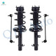 Set of 4 Front Sway Bar Link-Quick Complete Strut-Coil Spring Assembly For 2008-2010 Ford Focus