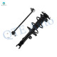 Front Left Sway Bar Link-Quick Complete Strut-Coil Spring Assembly Replacement For 2009-2013 Toyota Matrix