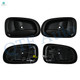 Set of 4 Front-Rear Left-Right Side Black Interior Door Handle For 1991-1998 Toyota Corolla
