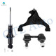 Set of 3 Front Left Lower Control Arm Ball Joint-Sway Bar Link-Suspension Strut Assembly For 2005-2015 Nissan Xterra