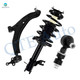 Set of 3 Front Right Lower Control Arm Ball Joint-Sway Bar Link-Quick Complete Strut-Coil Spring Assembly For 2002-2006 Nissan Sentra
