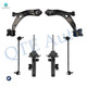 Set of 6 Front Lower Control Arm Ball Joint-Sway Bar Link-Suspension Strut Assembly For 2006-2010 2012-2017 Mazda 5