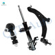 Set of 3 Front Left Lower Control Arm Ball Joint-Sway Bar Link-Suspension Strut Assembly For 2002-2006 Nissan Sentra