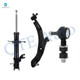 Set of 3 Front Right Lower Control Arm Ball Joint-Sway Bar Link-Suspension Strut Assembly For 2002-2006 Nissan Sentra