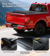 Hard Tri-Fold Flip Bed Cover For 2008-2016 Ford F-250 Super Duty, 2008-2016 Ford F-350 Super Duty 6'10" Bed