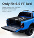Soft Roll Up Bed Cover For 2015 2024 Ford F-150 6.5 Ft (78") Bed